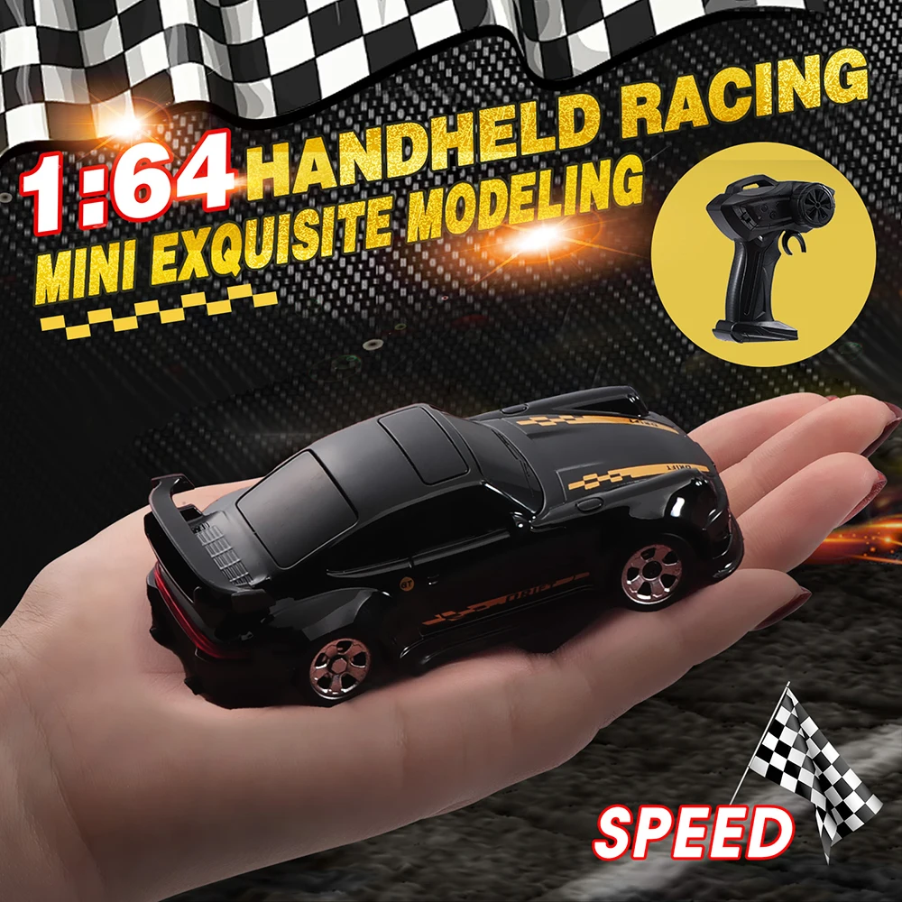 KF20 1/64 RC Drift Auto 2.4G High-Speed Racewagen Vierwielige Mini Desktop Afstandsbediening Auto Elektrisch speelgoed Elektrisch Speelgoed Kinderen