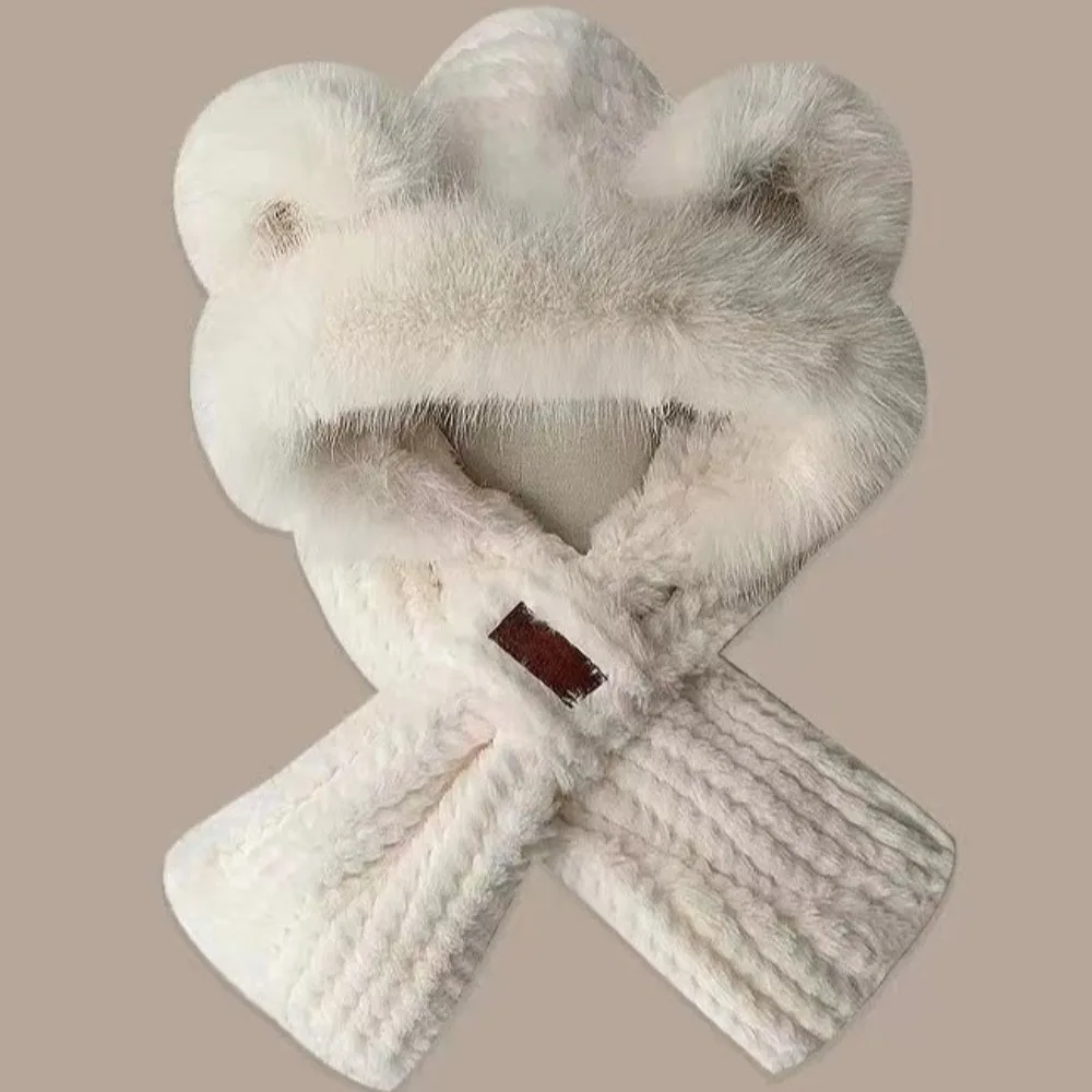 مجموعة وشاح قبعة متكاملة جديدة دافئة مقاومة للبرودة لتدفئة الرقبة ومضادة للرياح من 2 إلى 12 سنة