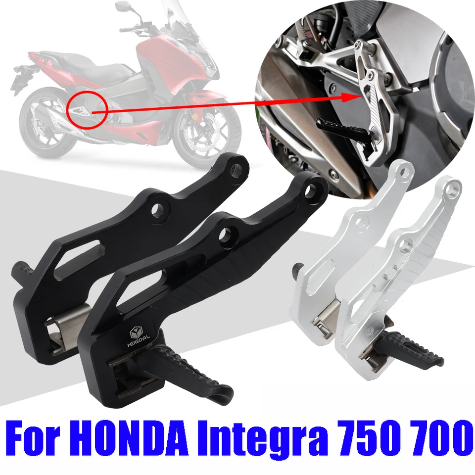 Paire Repose-Pieds Avant Moto Élargis CNC Aluminium – Compatible NC750X NC750S 2014-2020 & CB500X 2015-2020 – Confort & Style