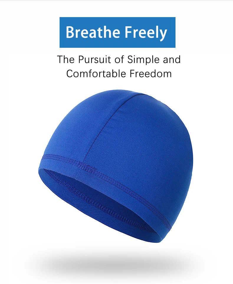 Sommer-Schädelmütze UV-Schutz Eisseide Helmunterzieher Herren Damen Mütze Workout Schnelltrocknend Motorrad Radfahren Laufen Dehnbare Beanie – Detail 3