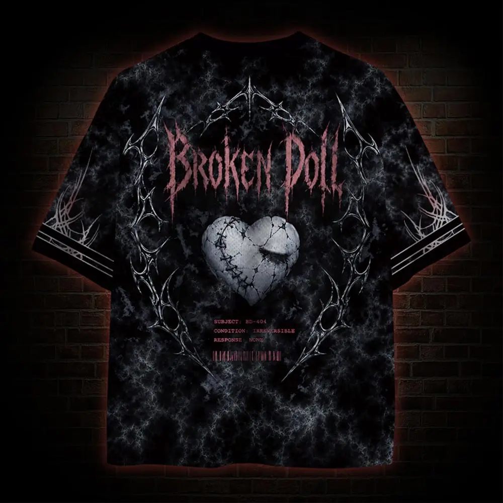 Hot Selling Products, Horror Dark Series Clothing, Fashionable Men's Short Sleeved Sportswear, Cycling, Short Sleeved T-shirts