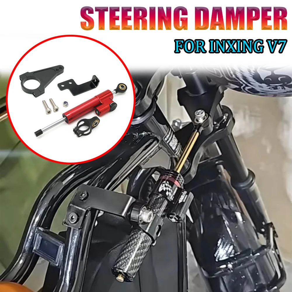 

Directional Steering Damper with Bracket kit For Inxing V5 Electric Scooter Accessories Increase High Speed Stability Safety