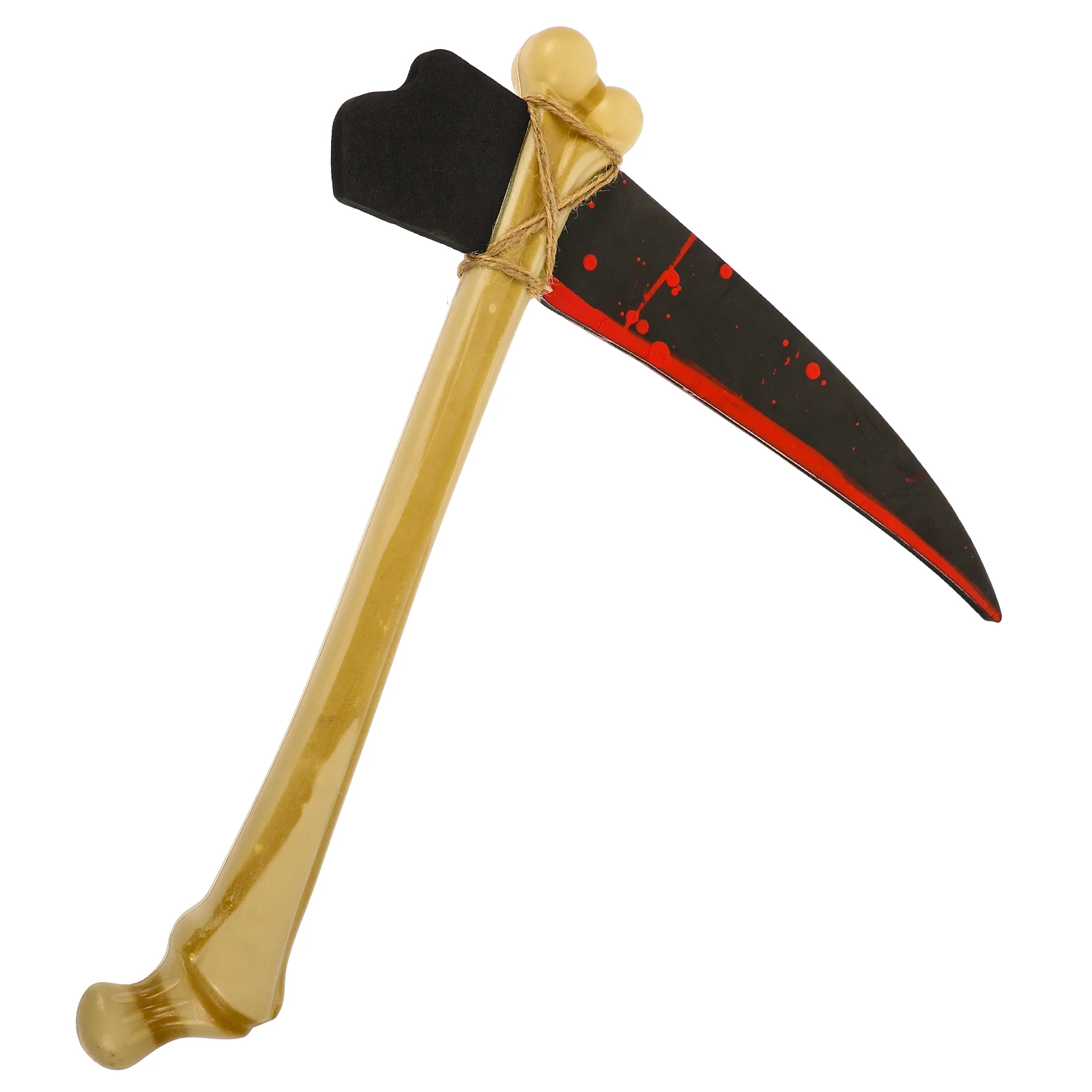 Faucille d'os Costumes d'halloween, ornements artisanaux, accessoires de décoration, accessoires de Cosplay de bal, accessoires de spectacle de fête en plastique