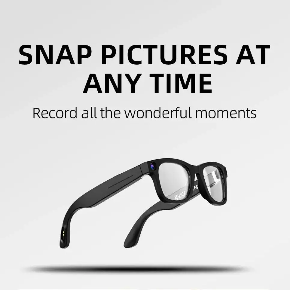 

Новые умные очки 800 Вт пикселей с камерой Ai, фотография высокой четкости, видеозапись, перевод голосовых звонков, уличные очки