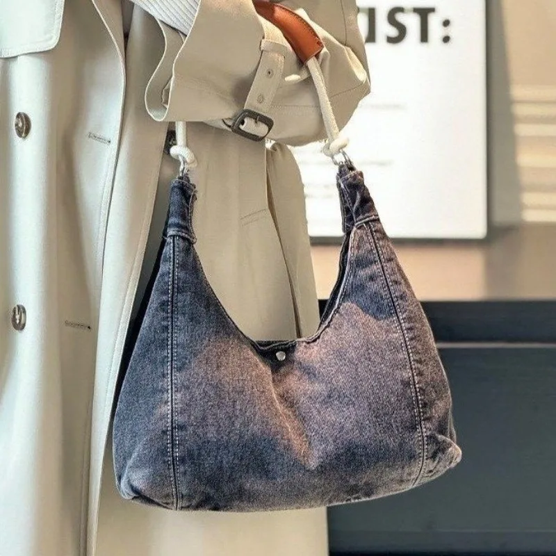 

Denim Crossbody Bags for Women Shoulder Bags Purse and Handbags Tote Bag for Women Class Bags for Girl Bolsos De Mujer Сумка Sac