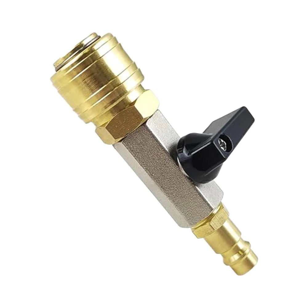 Metal 1/4 Inch Compressed Air Shut Valve Designed for Seamless Integration into Existing Pneumatic Installations