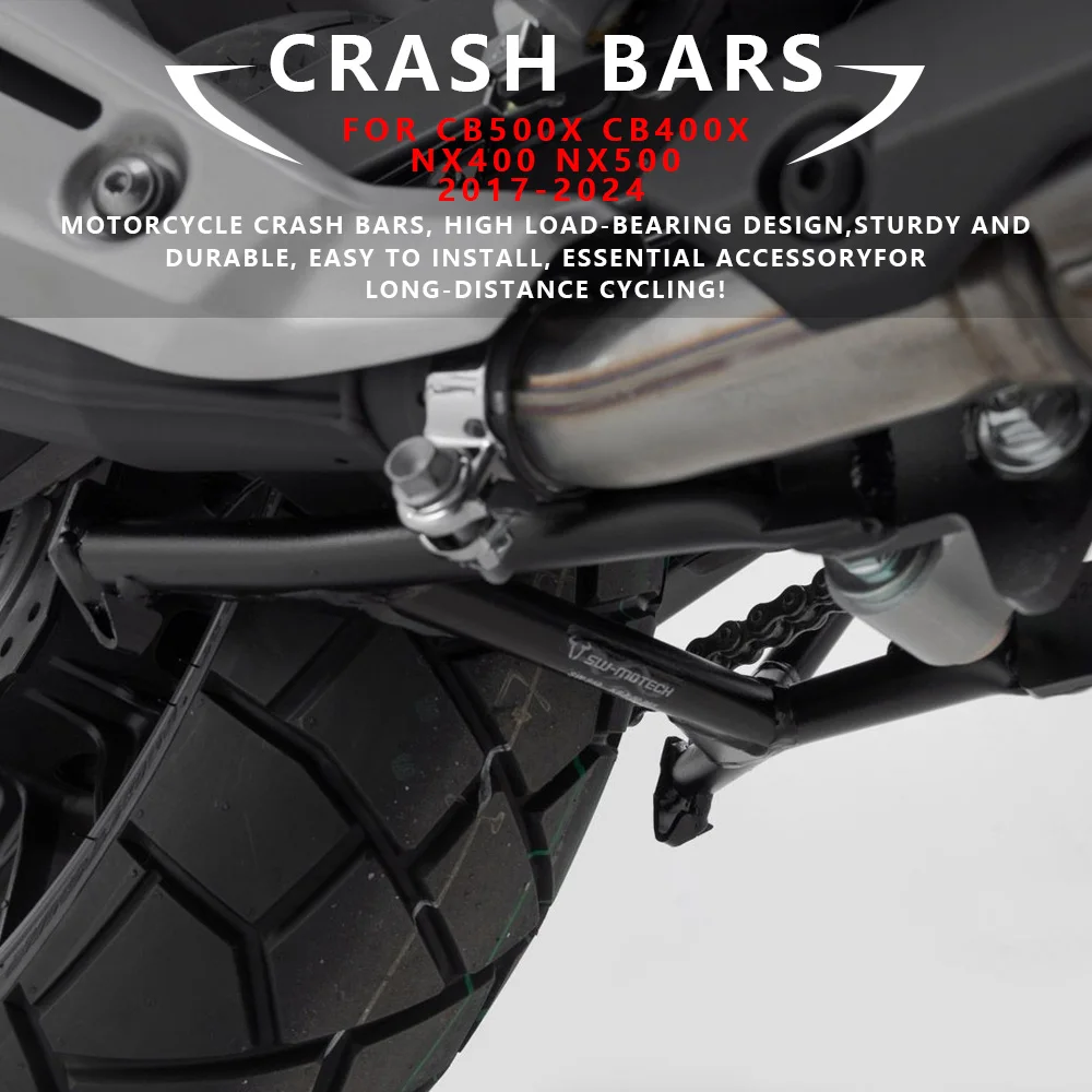 MTKRACING For HONDA CB500X CB400X NX400 NX500 2017-2024 Motorcycle Center Stand Bracket Center Kickstand Support Parking Frame