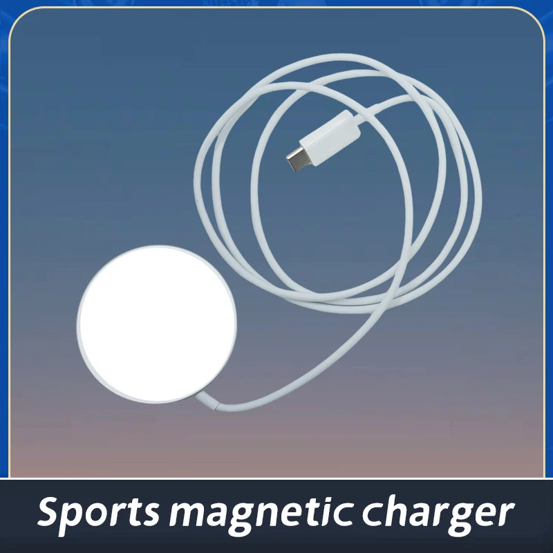 Магнитное беспроводное зарядное устройство USB + Type C для Magsafe IPhone 16 15 14 13 12 Pro Max прозрачная док-станция быстрой Фото №4