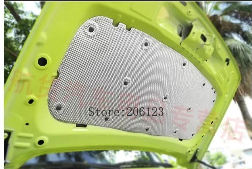 2019 2020 2021 23 لسوزوكي جيمي سيارة الجبهة هود محرك جدار الحماية حصيرة غطاء مراتب مضاد للماء عزل الضوضاء الحرارة الصوت المميت