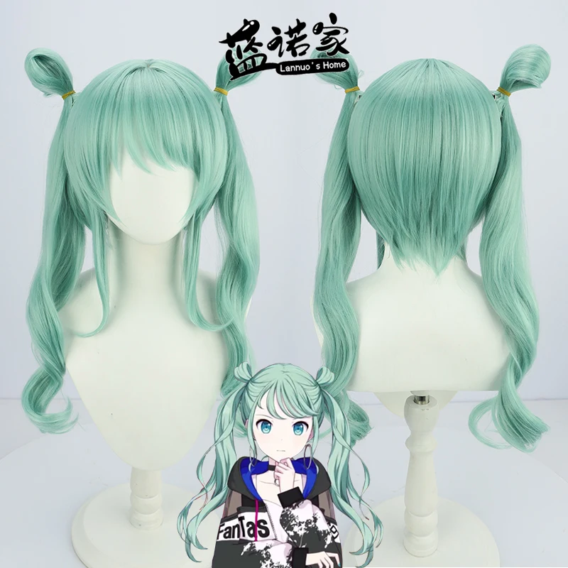 

Virtual YouTube Vtuber Vivid Bad Squad Cosplay Wig Halloween Carnival Party Props Synthetic Hair Heat Resistant Fiber + Wig Cap