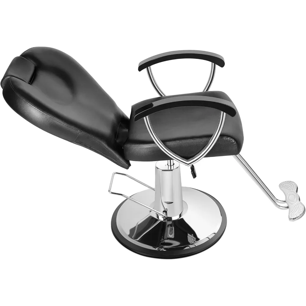 كرسي حلاقة مستلق كرسي صالون هيدروليكي لمصفف الشعر مع مسند رأس لكرسي المصمم لجميع الأغراض