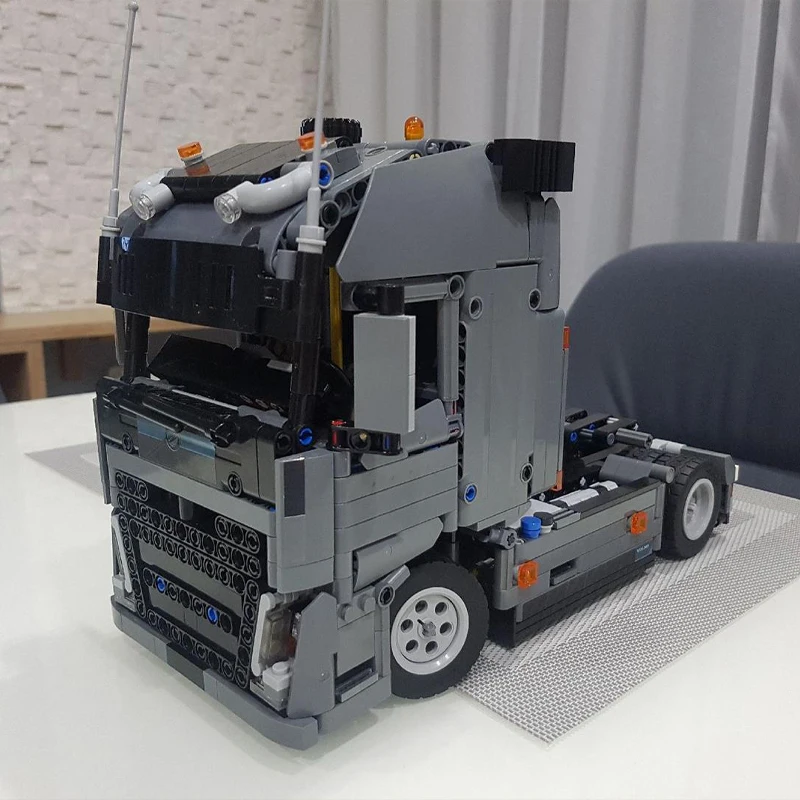 NEW MOC High-Tech Engineering Truck FH Tractor unit Building Blocks Vehicle Car DIY Educational Bricks Children Toy  MOC-37849