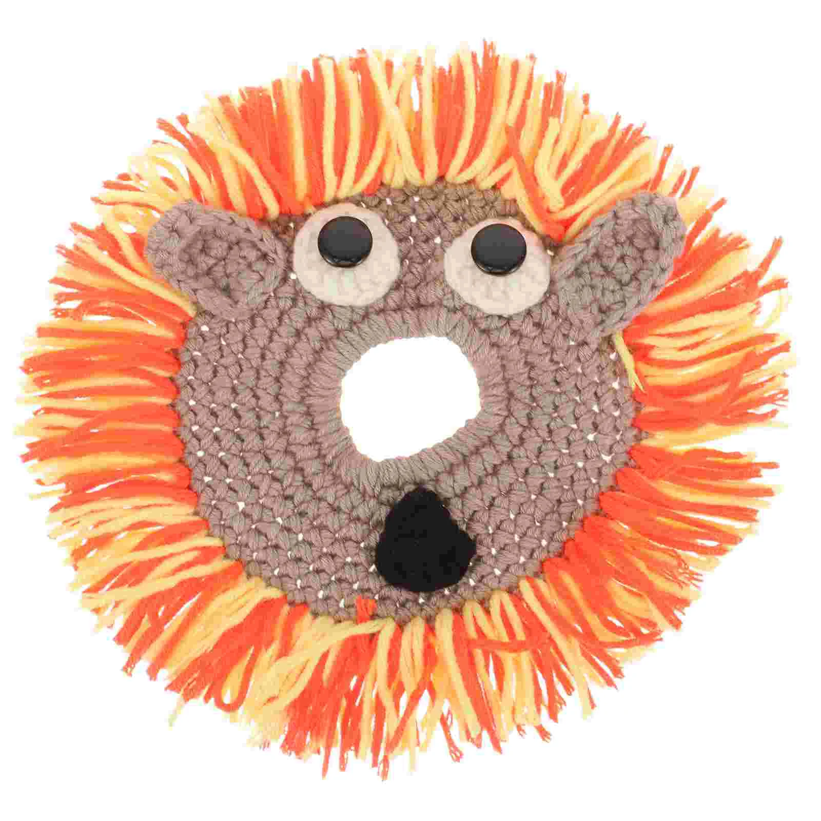 Lente de câmera de lã de malha anel decorativo pingente guia de foto do bebê () pose prop adorável hugger obturador fio