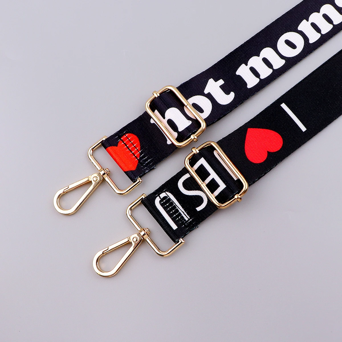 I Love Jesus Quote Style Bag Strap Woman Colored Straps for Crossbody Messenger Shoulder Bag Accessories Adjustable Belts Straps