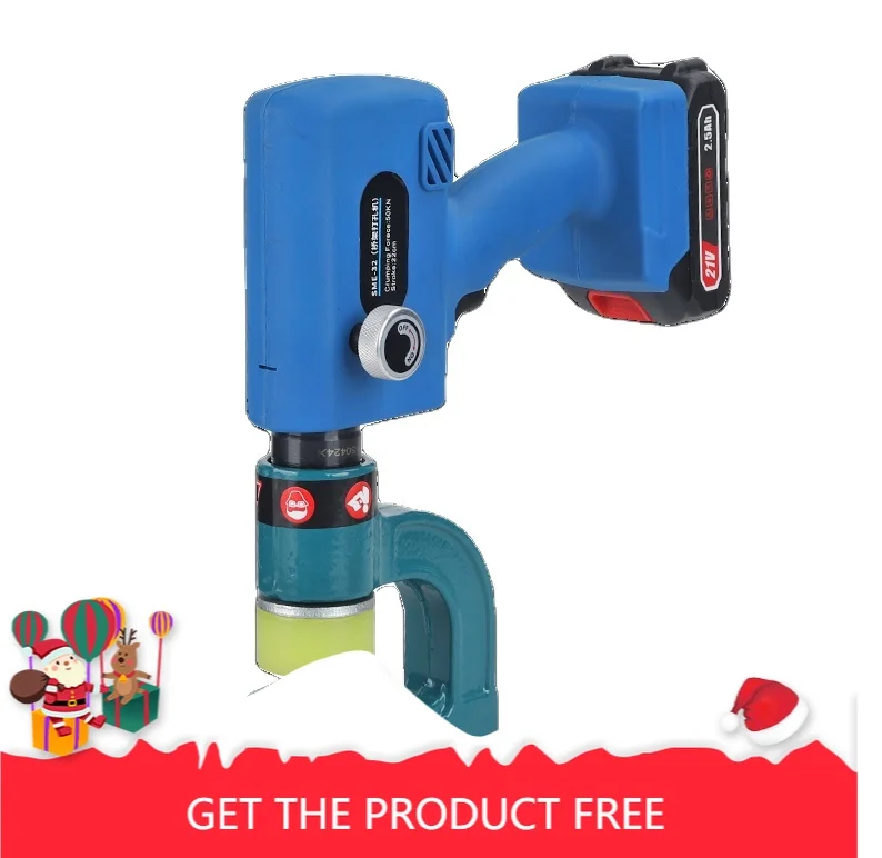 Portable Hydraulic Cable Bridge Punching Tool Tube End Forming Machine