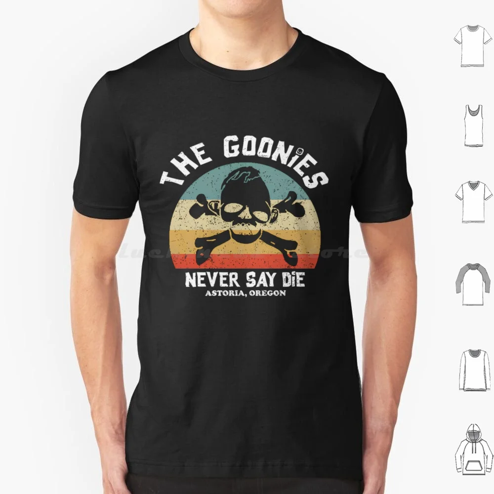 The T Shirt Cotton Men Women DIY Print Goonies Die Goonie Vintage Retro Popular Culture Pop Culture Movie Movies 80s Eighties