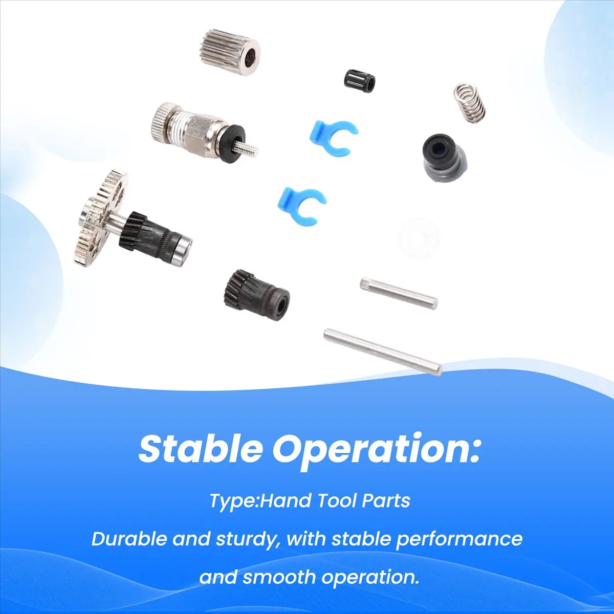 

A08I Drive Gear Kit Dual Gears HRC60+ DDB Extruder Kit Btech Upgrade for B M G Extruder 3D Printer Gear 3D Printer Kit