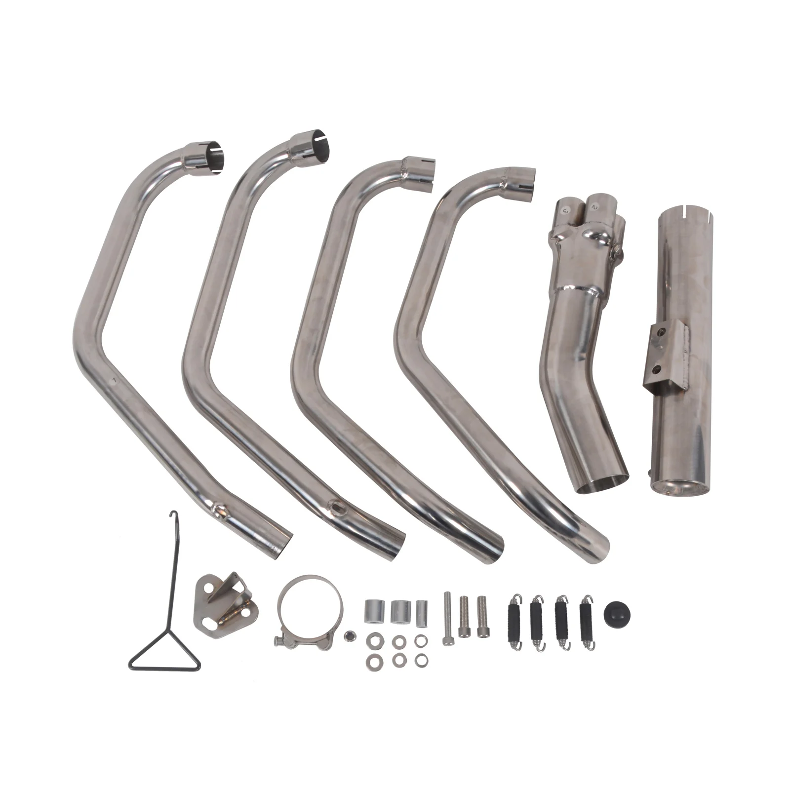 For Honda CB750 CB750K CB 750 1969-1976 Complete Exhaust 4-1 Stainless Steel Straight Muffler Motorcycle Modification Cafe Racer