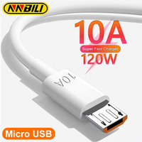 NNBILI Universal 10A Micro USB Cable Speed Fast Charging USB Cord For Samsung Galaxy S7 S6 PS4 MP3 TV Andriod Phones Data Cables