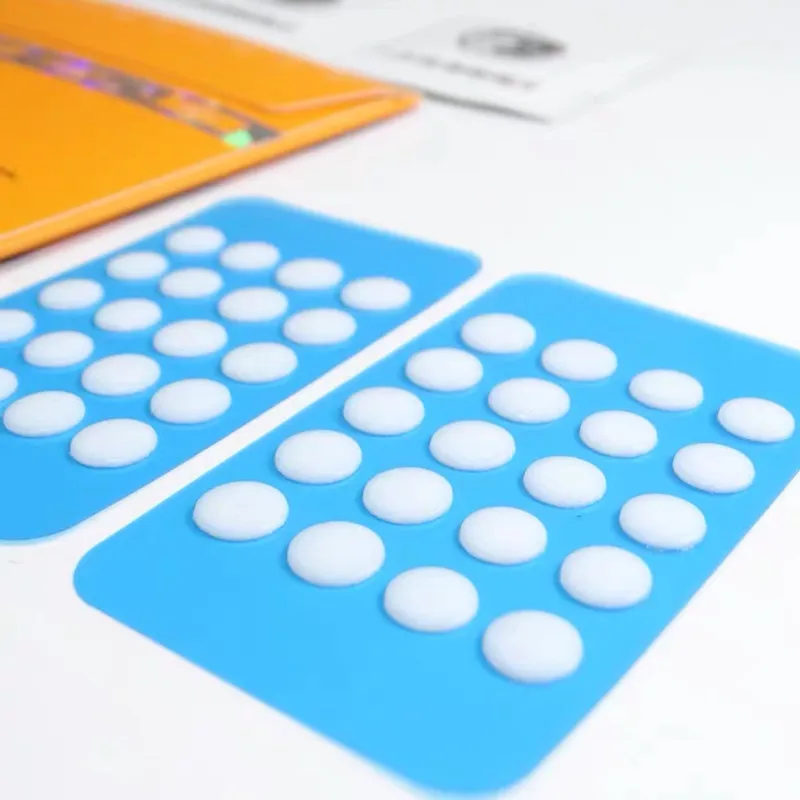 Nowe 40 szt. Esptiger Tiger ICE V2 Naklejki na stopy Różowe DIY Małe Kropki Podkładki pod stopy Zaokrąglone Esptiger 6.5MM 7MM Akcesoria do myszy — zdjęcie produktu 4
