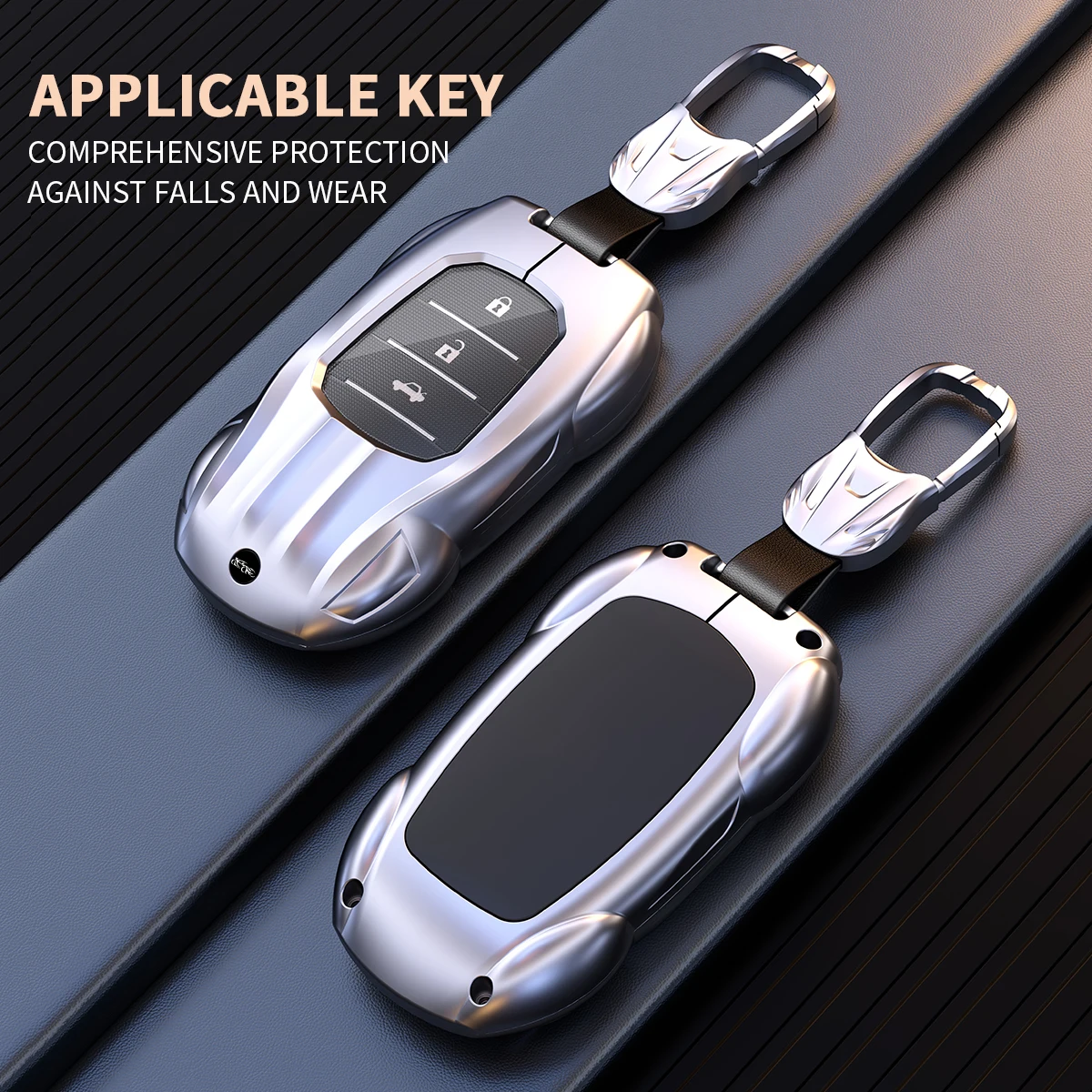 Alloy Style Car Key Case Cover Shell For Toyota Corolla SE Camry 50 55 TLC200 Yaris Land Cruiser Prado150 RAV4 Venza SIENNA
