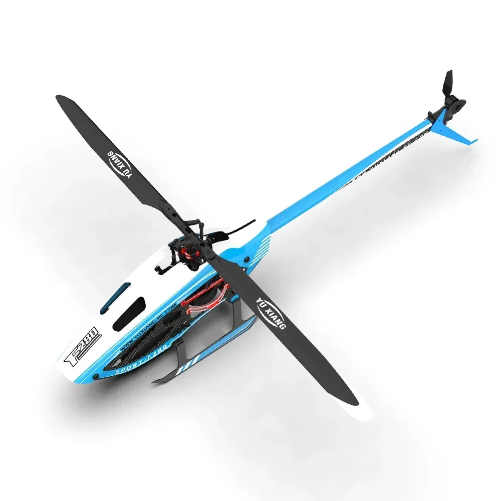 YXZNRC F280 2.4G 6CH 6-osiowy żyroskop 3D6G podwójny bezszczotkowy silnik z napędem bezpośrednim Flybarless helikopter RC