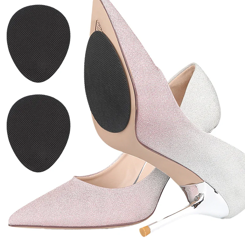 Schuhsohlenschutz für Fersen, Schuhgriffe an der Unterseite der High Heels, rutschfeste Schuhpolster, selbstklebende Reparatur, Gummi-Unterseite