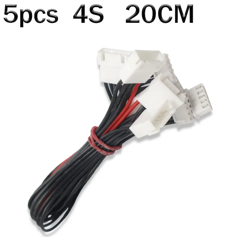 5Pcs/20Cm 1S-8S Battery Balance Charging Extension Cable Male To Female Balancer Connection Cable For Rc Lipo Battery Charger