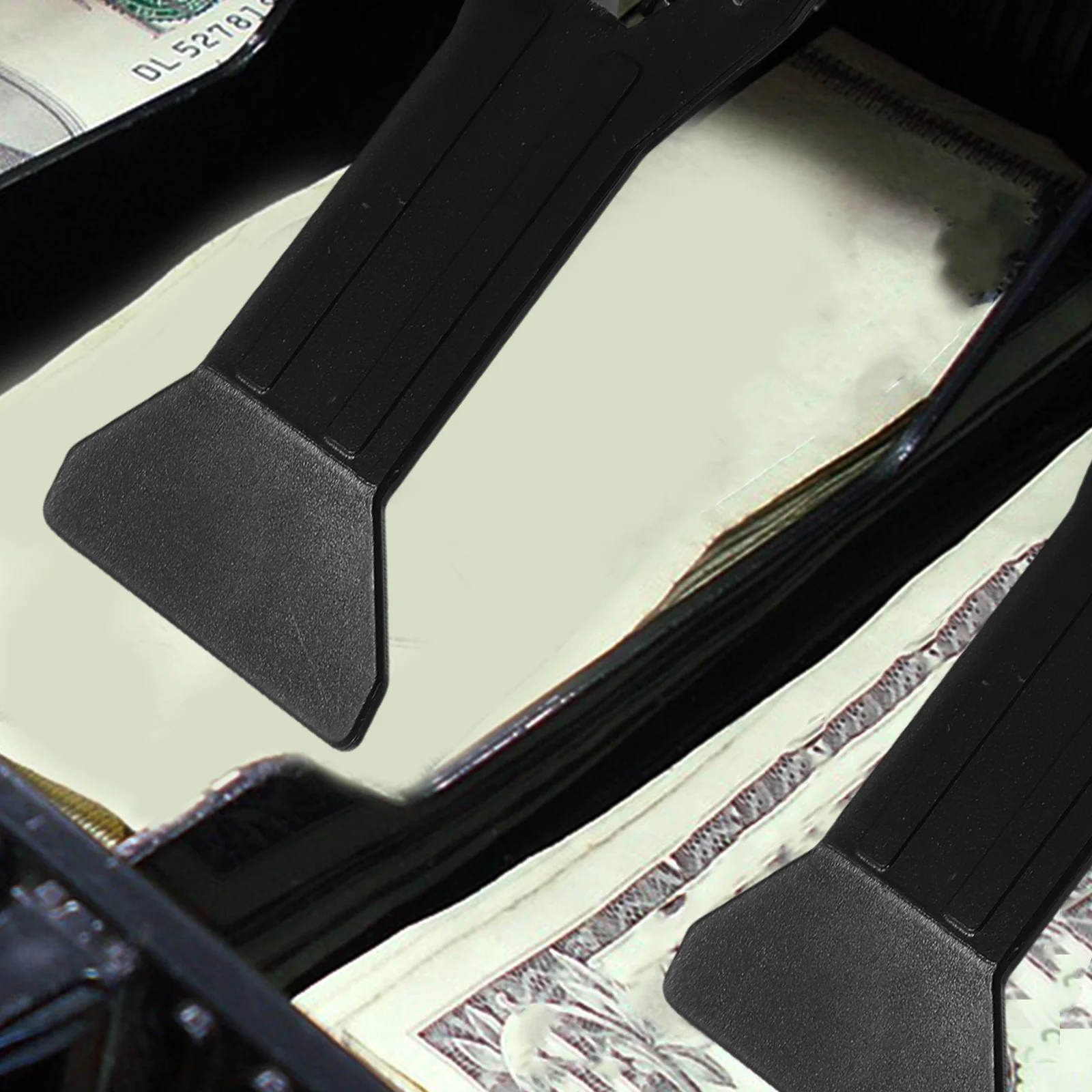 8 Pcs Clips Cash Tray Money for Drawer Register Supply Organizers ABS Storage Banknote Holder