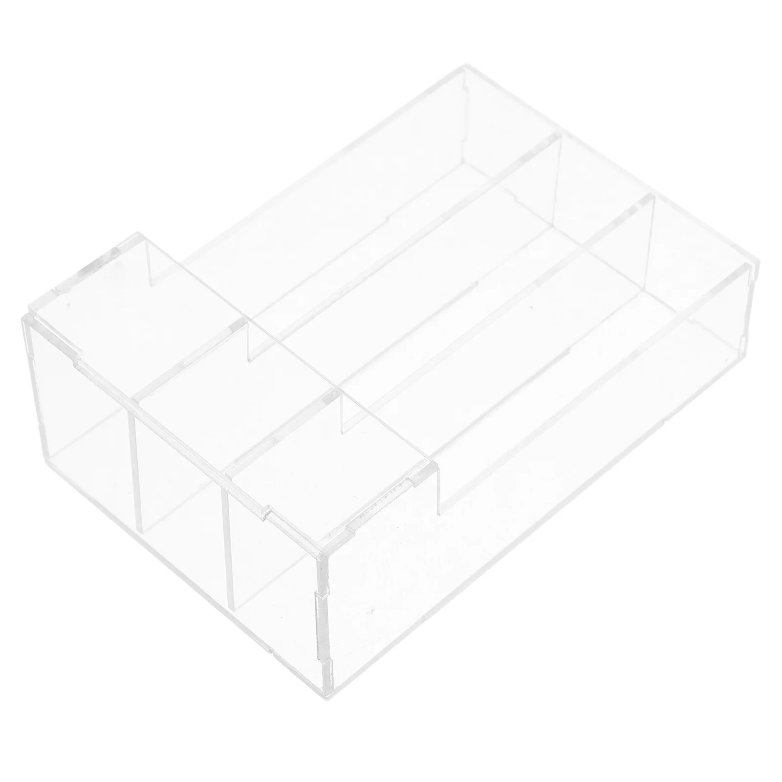 

Miniature Bakery Cake Cabinet High Simulation Transparent Display Case Multi-Layer Dollhouse Bakery Display Scenario Decoration