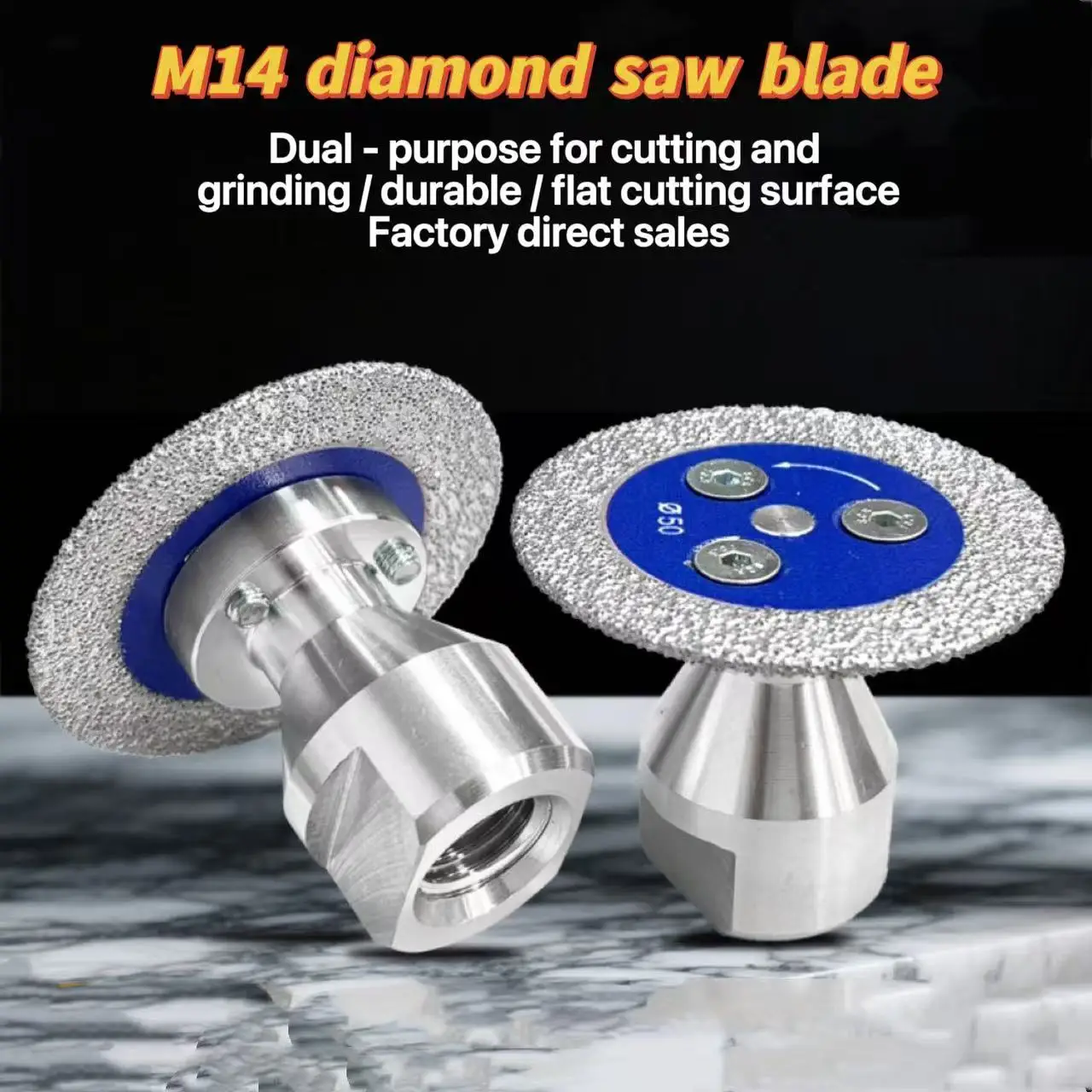 M14 Diamond Saw Blade, 2 - in - 1 for Cutting & Grinding, Durable with Detachable Design