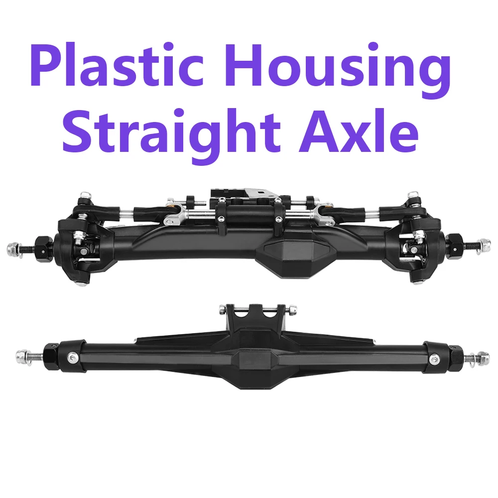 H10 Portal of Rechte As Kunststof + Messing of Aluminium Legering Voor- en Achteras Complete Assen voor Vanquish 1/10 RC Crawler Auto Upgrade