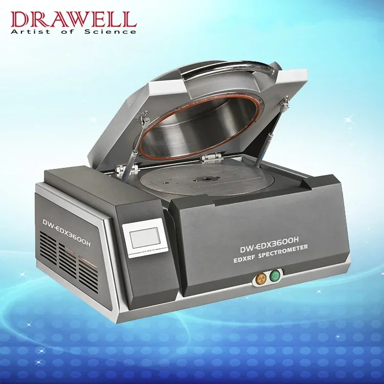 Drawell DW-EDX3600H Desktop X-ray Fluorescence Spectrometer XRF Spectrometer For Metal Mineral Gold