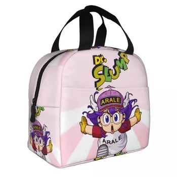 Arale Norimaki Dr Slump Merch 도시락 상자, 절연 옥스포드 쿨러 백, Dr. Slump 보온 콜드 피크닉 도시락 상자, 여성 및 어린이용 