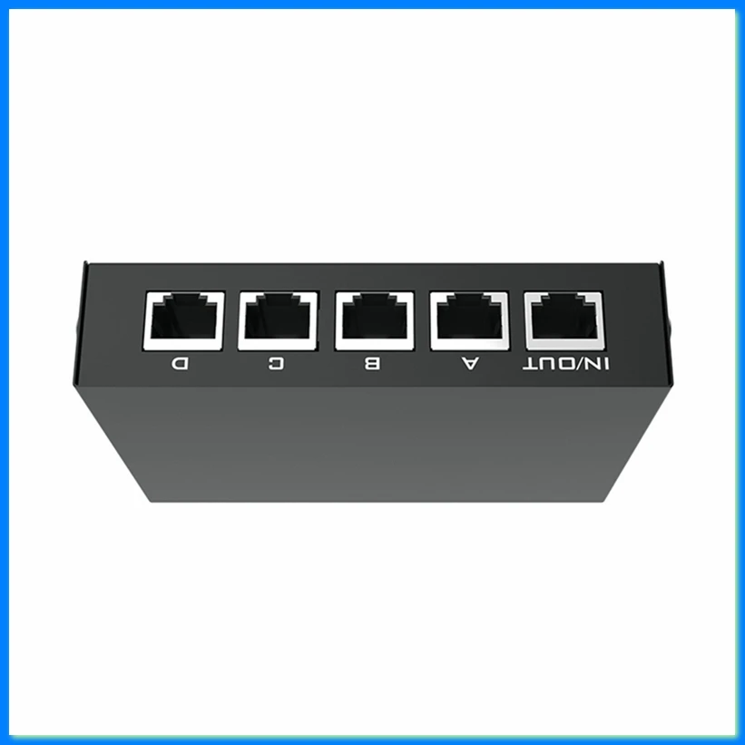 4 in 1 Out 100/1000Mbps Mini Gigabit Network Switch 5 Port Ethernet Switch Internet Splitter RJ45 Network Switch-DTB3