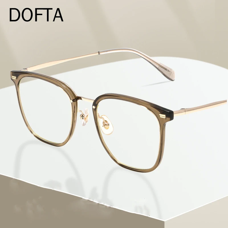 

DOFTA Titanium Optical Glasses Frame Women Retro Prescription Eyeglasses Men Myopia Acetate Spectacles Eyewear 5899