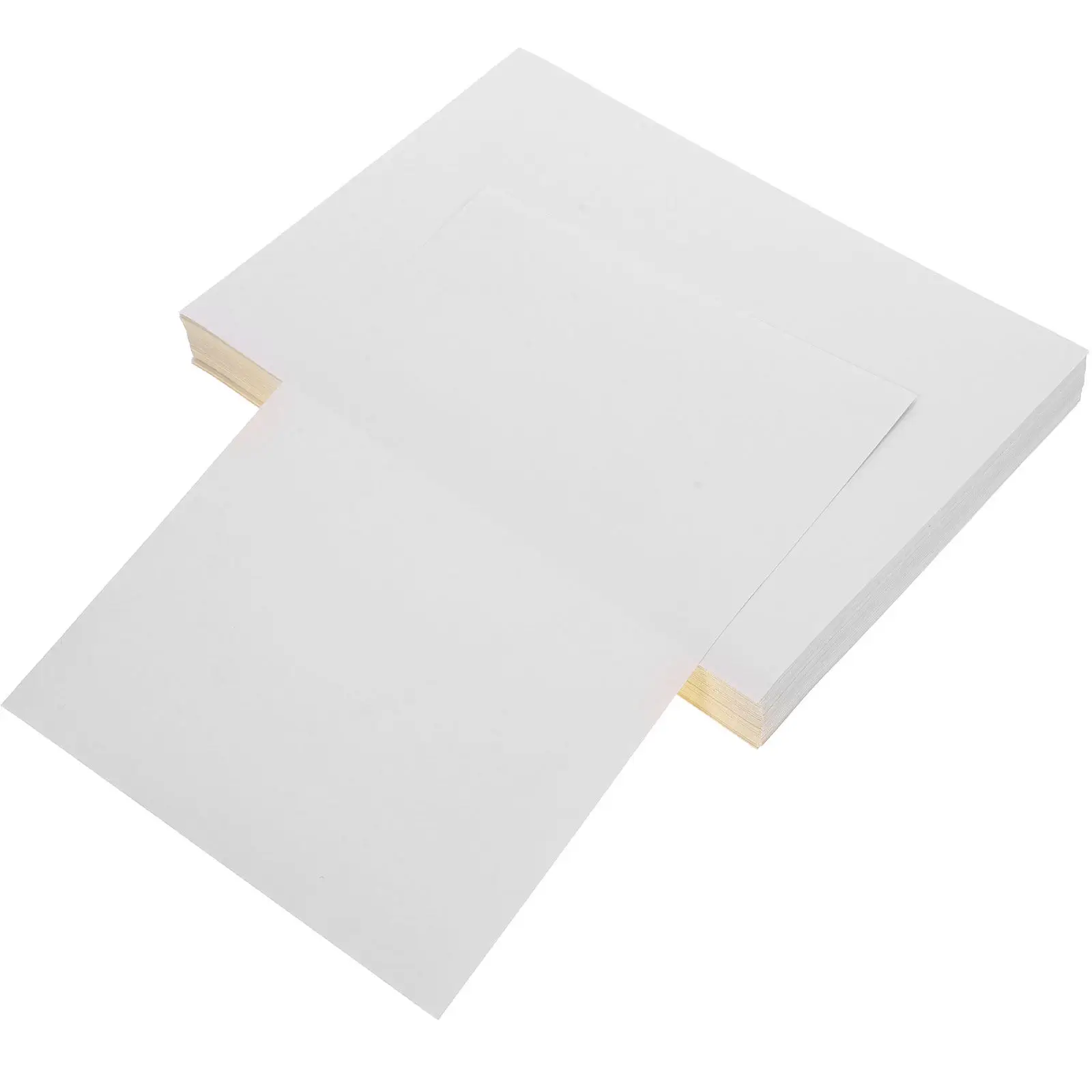 100Sheets Printable Vinyl Sticker Paper A5 Waterproof Scratch Resistant Blank Label Paper for Thermal Printer Price Tags