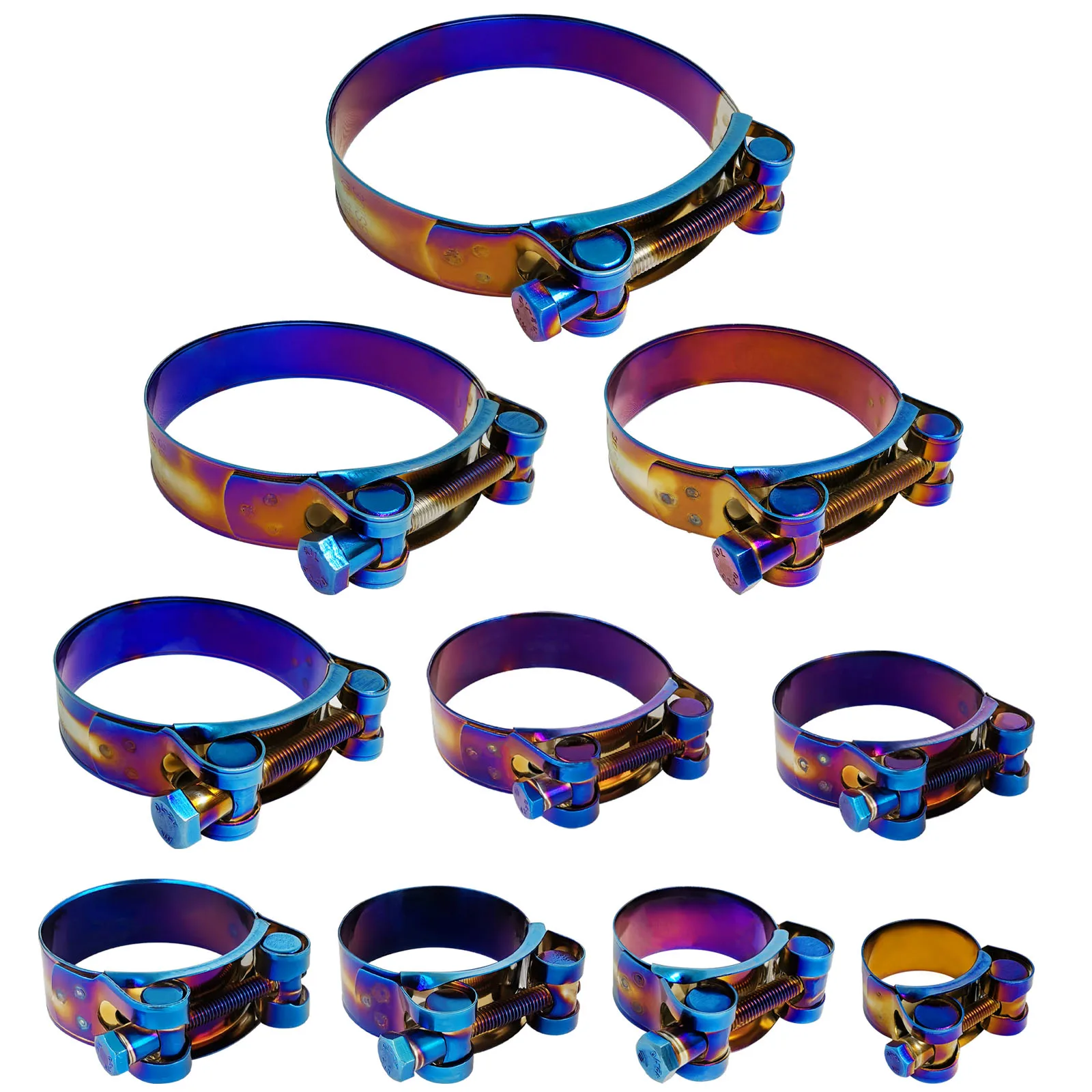 Kit universel de colliers de s - T-Bolt Hose Clamps Stainless Steel Turbo avis et prix