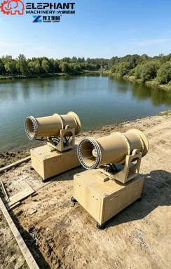 Fog Cannon Machine 80 Meters Dust Pollution Cannon Fog Cannon Industrial Cooling Sprayer