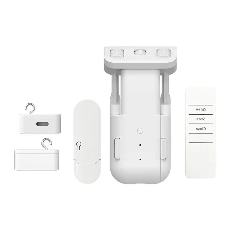 ABVS Tuya Wifi Smart Curtain Robot Automatic Curtain Opener Voice Control Remote Control Smart Electric Curtain Motor