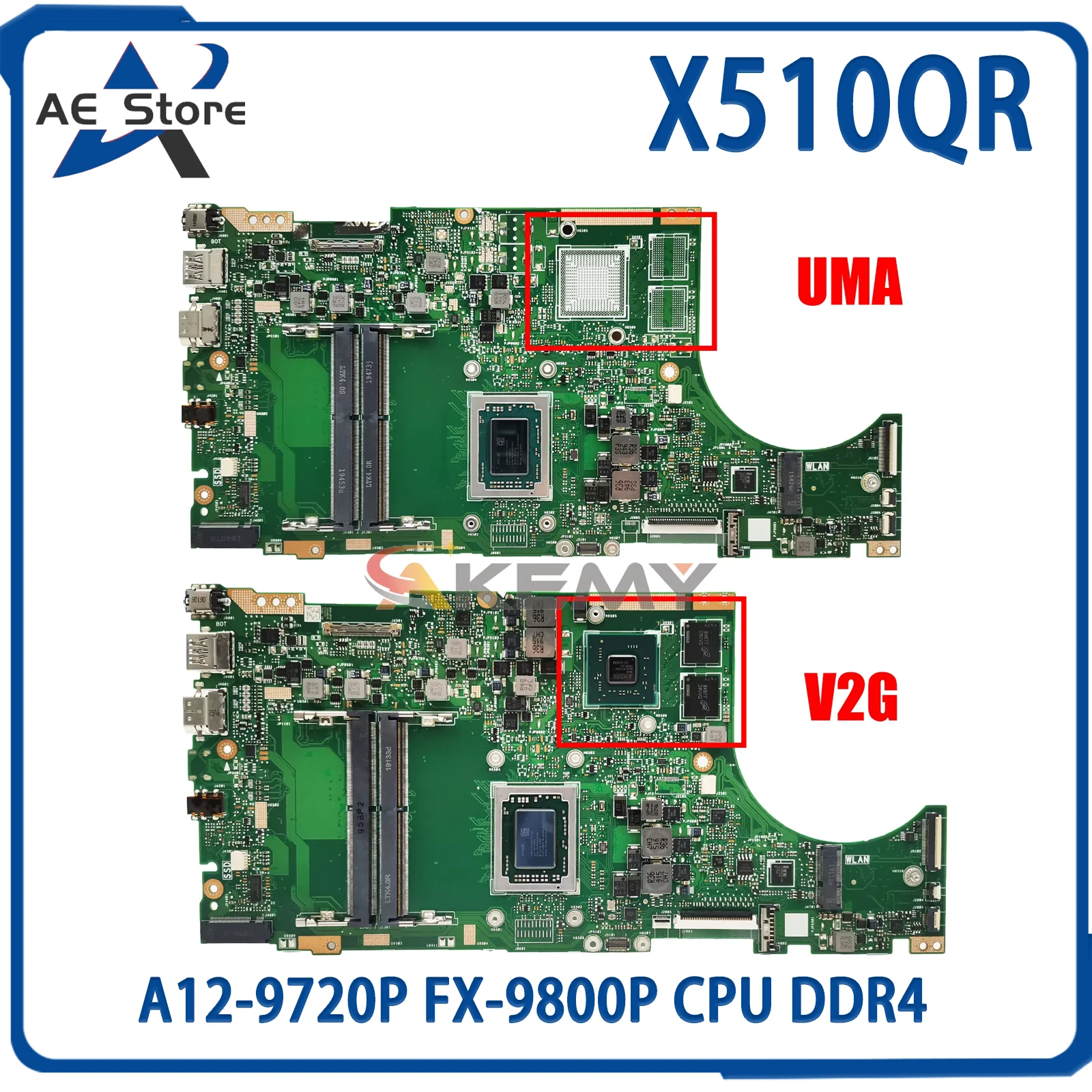 

Материнская плата AE X510QA Материнская плата ASUS X510QR A510QA F510QA F510QR A510QR для ноутбука