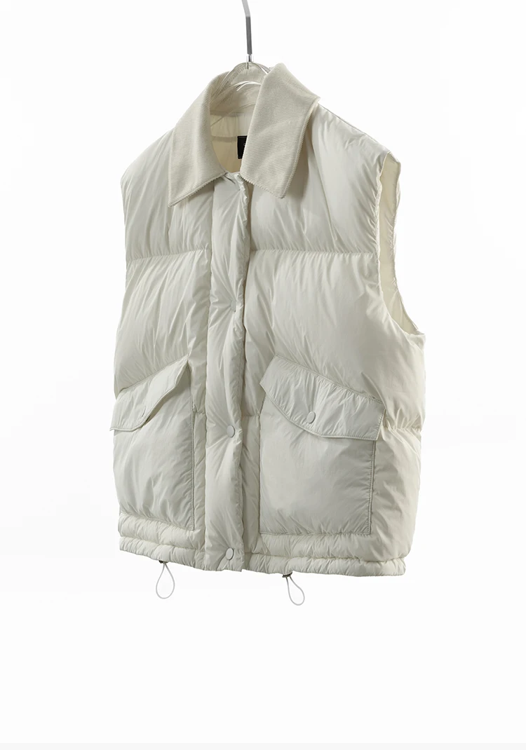 Goose Down~Women's Vest, Warm down Sleeveless Top, Slim-Fit Vest for Petite Figures, New Winter Style