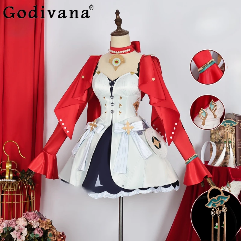 Game Two Dimensional Cosplay Dress Full Set Female Cos Carnival Role Play Outfits Women's Uniform Halloween Dress Suits