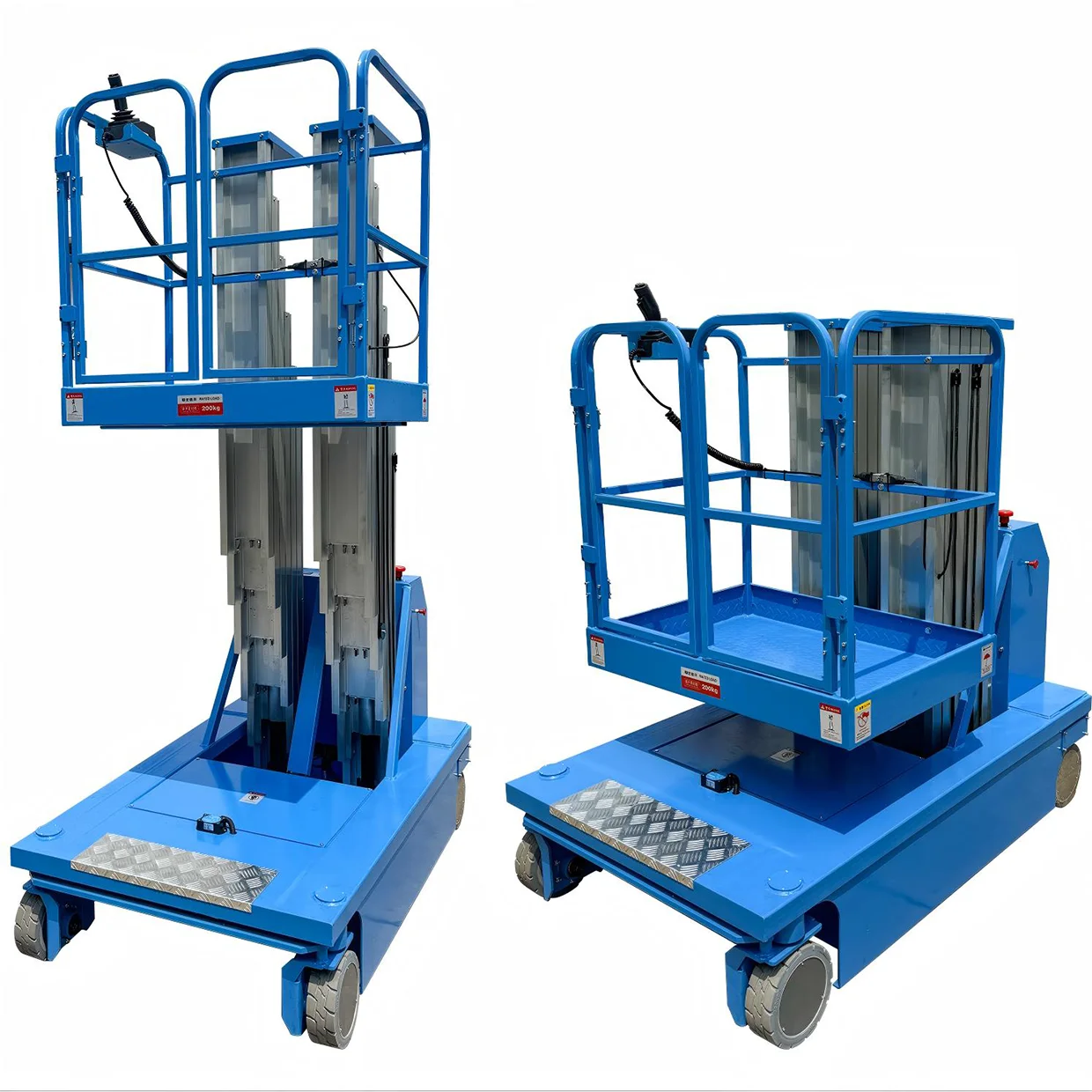 Full Automatic 18m  Aluminum Scissor Lift 130kg Self-Propelled CE-Qualified Construction Building Cleaning New