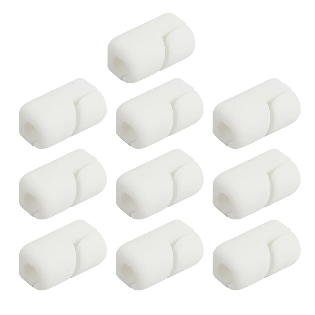

10Pcs Cable Clips Cord Organizer Set Compact Cable Management for Home Office Desk Charging Cords Power Cables Tidy Setup