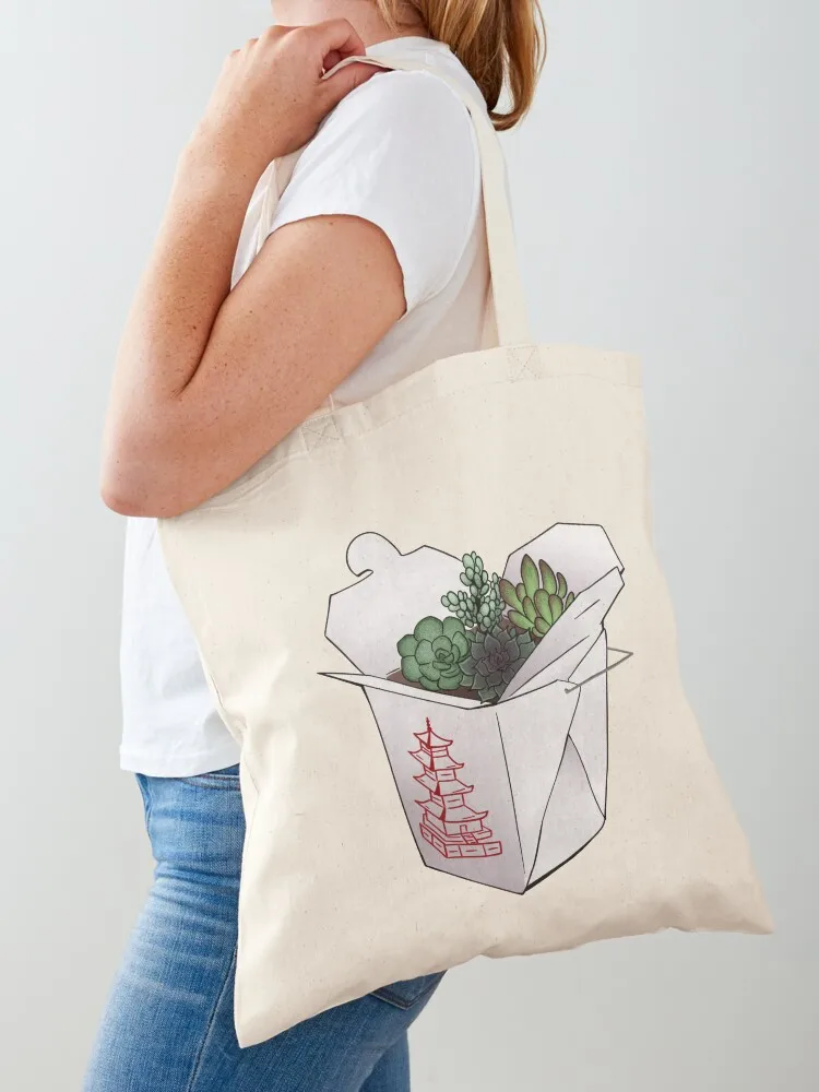 Succulents in Takeaway Tote Bag Gift bags Women's shopper bag Shopping bags