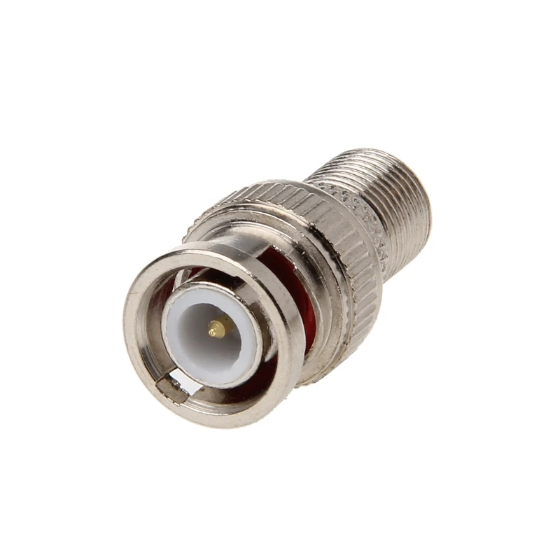 Adaptador de conector coaxial BNC macho a F hembra para cámara CCTV, 10 unidades/Set