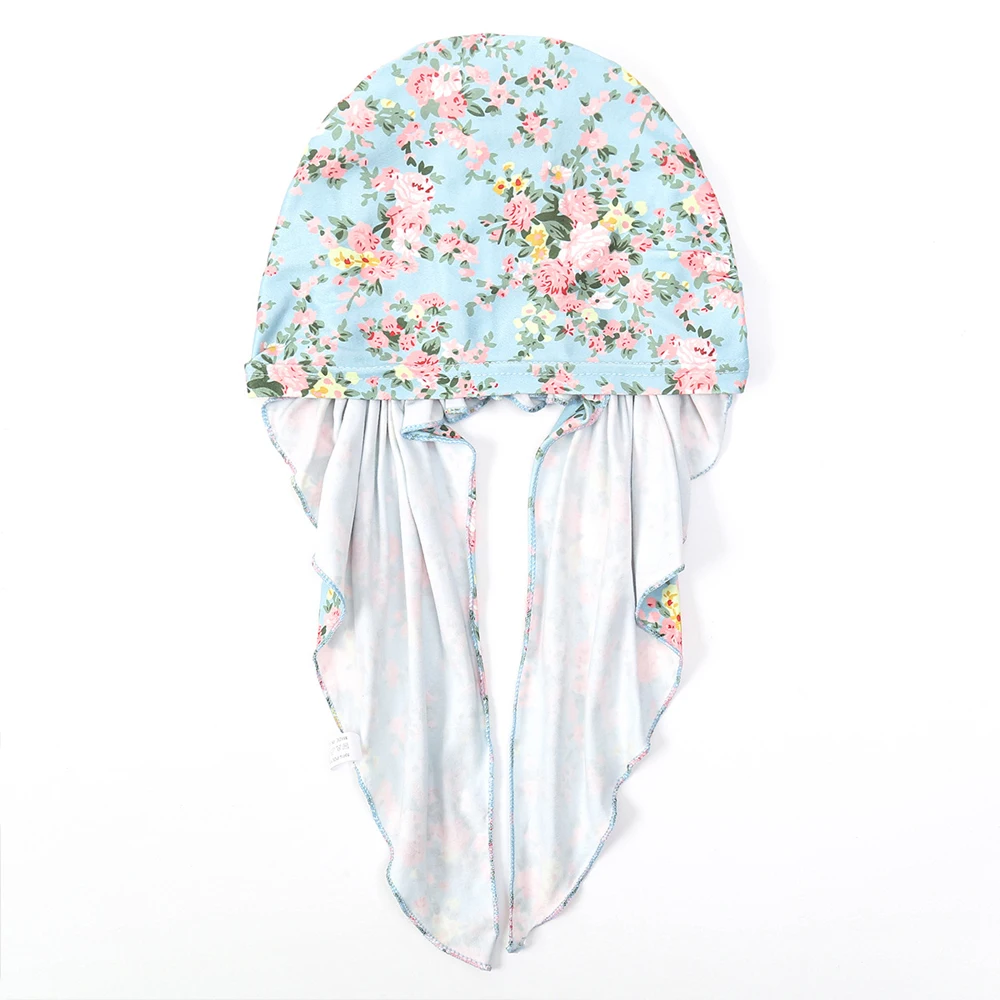 RIMAIRE 2024 New Muslim Fashion Printed Hijabs for Women Islam Headscarf with Tail Decoration Beautiful and Comfortable Hijab