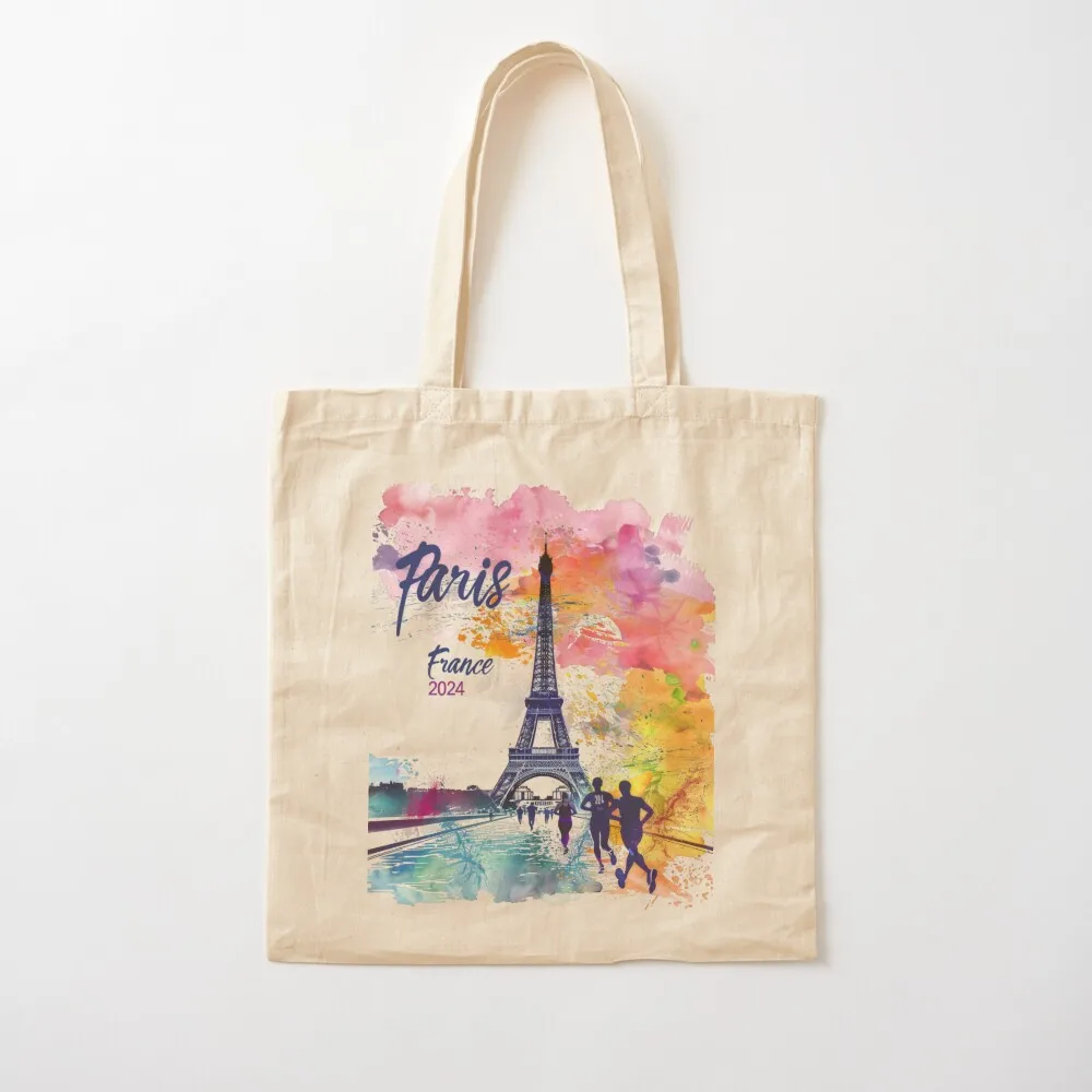 

Paris France Sports Competition 2024 | Tote Bag Cloth bag cloth bag woman eco pack Canvas Tote