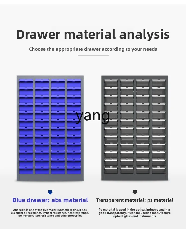 LMM anti-static drawer type 100 tool drawing cabinet screw accessories sample finishing cabinet